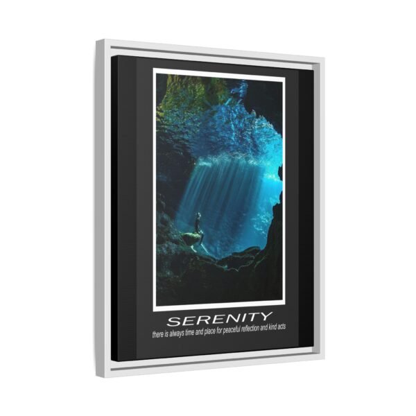 Framed Serenity Canvas Print - Inspiring Wall Art for Peaceful Reflection - Image 34