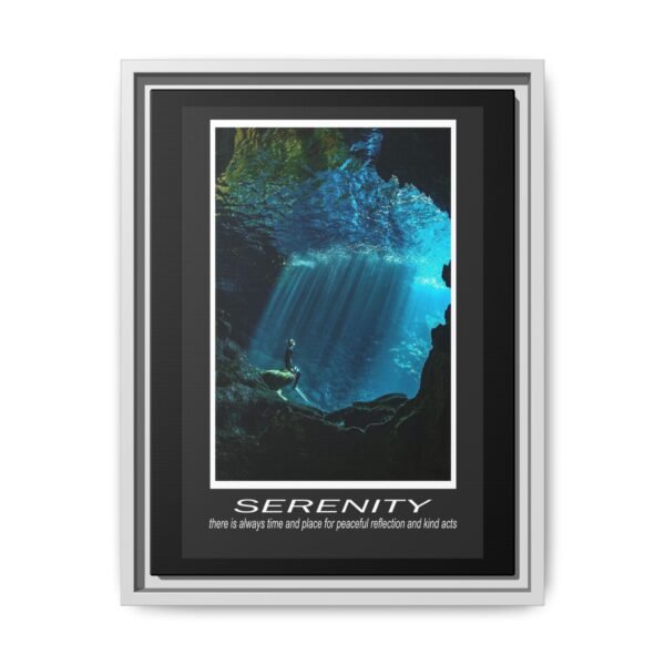 Framed Serenity Canvas Print - Inspiring Wall Art for Peaceful Reflection - Image 25