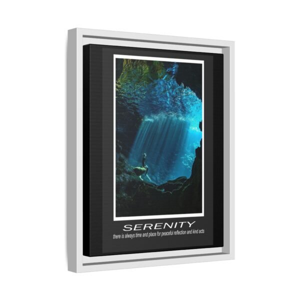 Framed Serenity Canvas Print - Inspiring Wall Art for Peaceful Reflection - Image 18