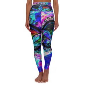Cannabis High Waisted Yoga Leggings