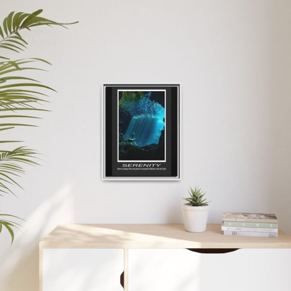 Framed Serenity Canvas Print - Inspiring Wall Art for Peaceful Reflection - Image 35