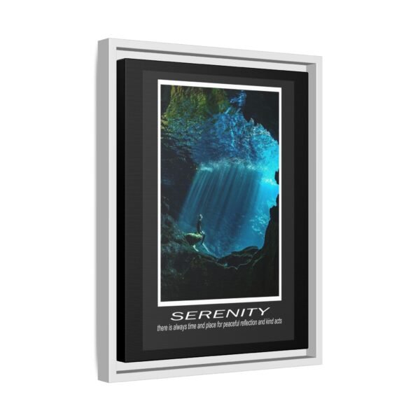 Framed Serenity Canvas Print - Inspiring Wall Art for Peaceful Reflection - Image 26