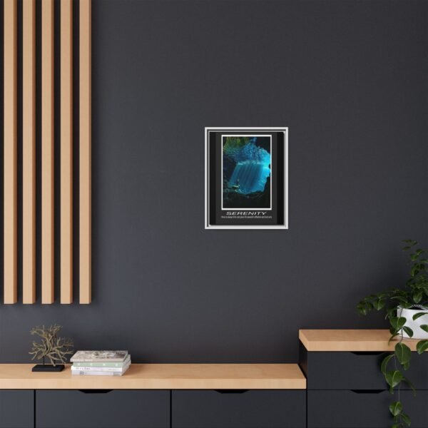 Framed Serenity Canvas Print - Inspiring Wall Art for Peaceful Reflection - Image 36