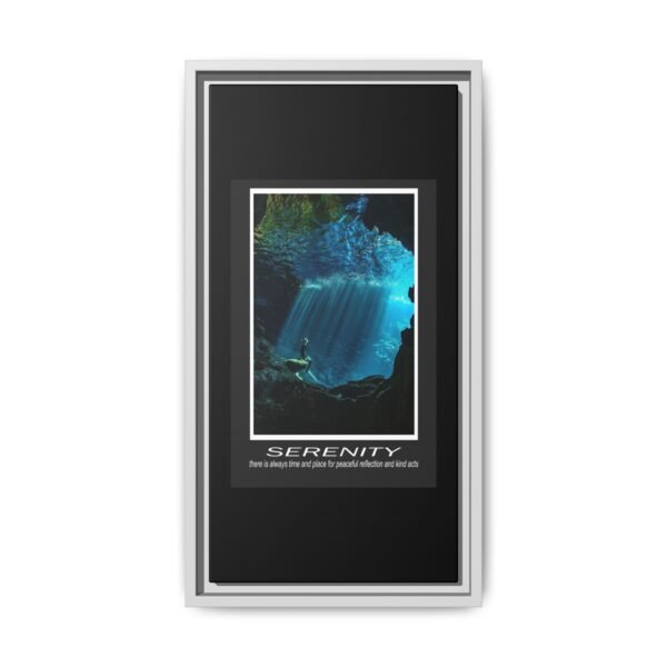 Framed Serenity Canvas Print - Inspiring Wall Art for Peaceful Reflection - Image 45