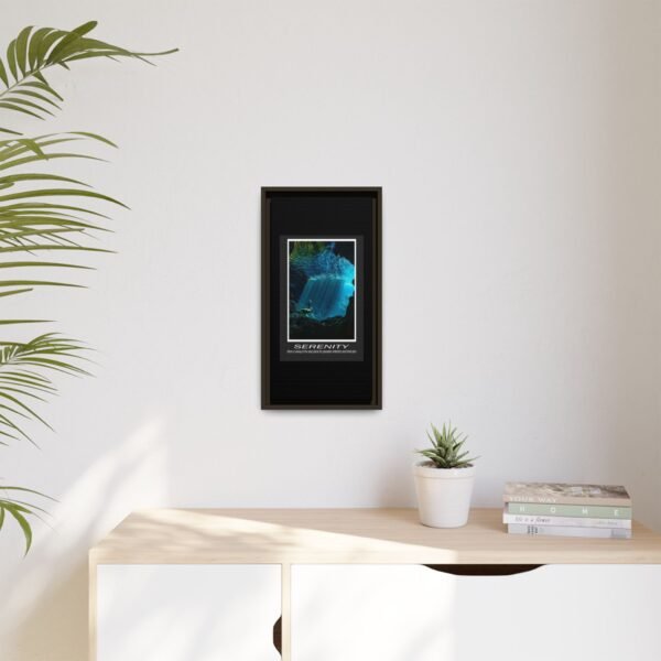 Framed Serenity Canvas Print - Inspiring Wall Art for Peaceful Reflection - Image 43