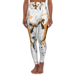 Gold Fitness Life High Waisted Yoga Leggings