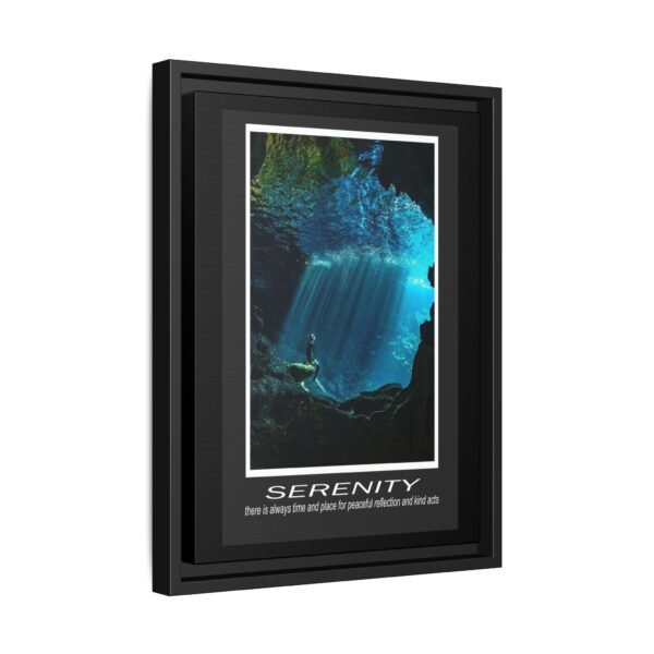 Framed Serenity Canvas Print - Inspiring Wall Art for Peaceful Reflection - Image 6