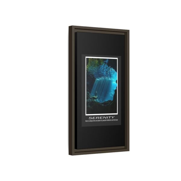 Framed Serenity Canvas Print - Inspiring Wall Art for Peaceful Reflection - Image 42