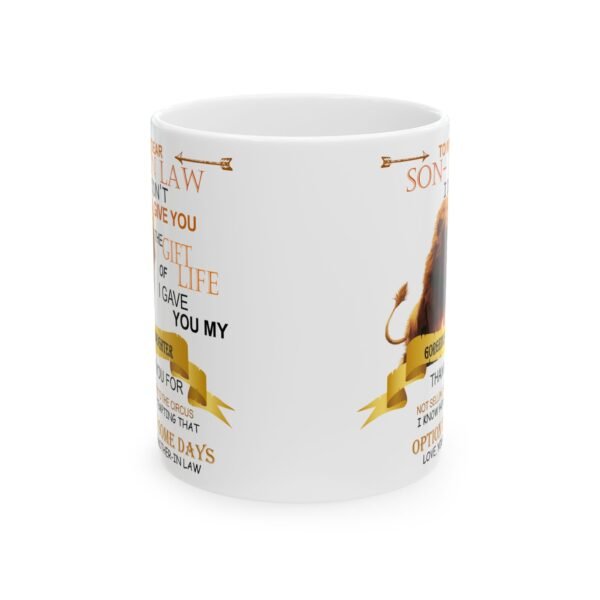 Inspirational Ceramic Mug for Son-in-Law - 11oz & 15oz - Image 2