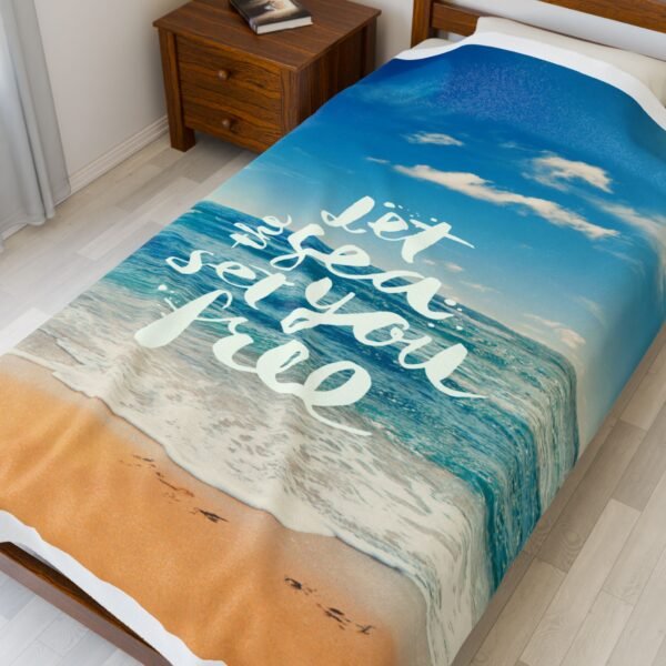 Lets Sea Velveteen Plush Blanket - Image 11