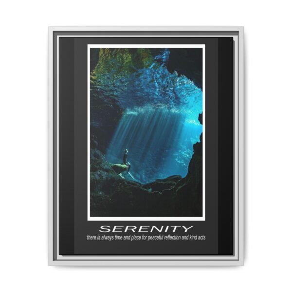 Framed Serenity Canvas Print - Inspiring Wall Art for Peaceful Reflection - Image 33