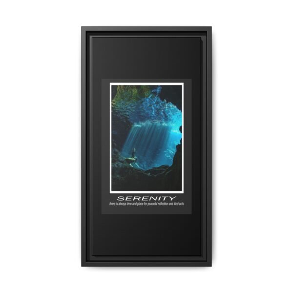 Framed Serenity Canvas Print - Inspiring Wall Art for Peaceful Reflection - Image 37