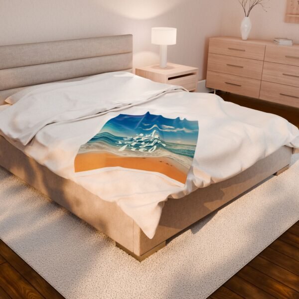 Lets Sea Velveteen Plush Blanket - Image 4