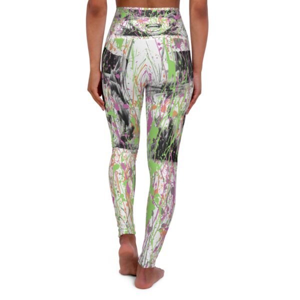 Screamer Absrtact High Waisted Yoga Leggings - Image 2