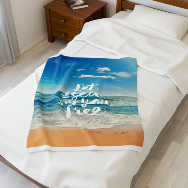 Lets Sea Velveteen Plush Blanket - Image 3