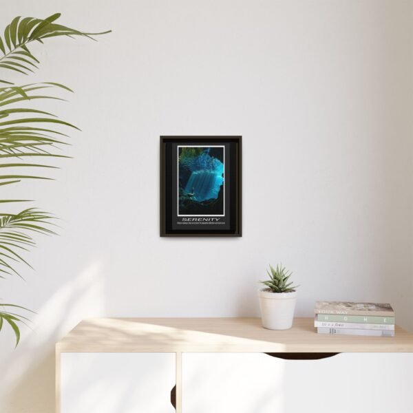 Framed Serenity Canvas Print - Inspiring Wall Art for Peaceful Reflection - Image 15
