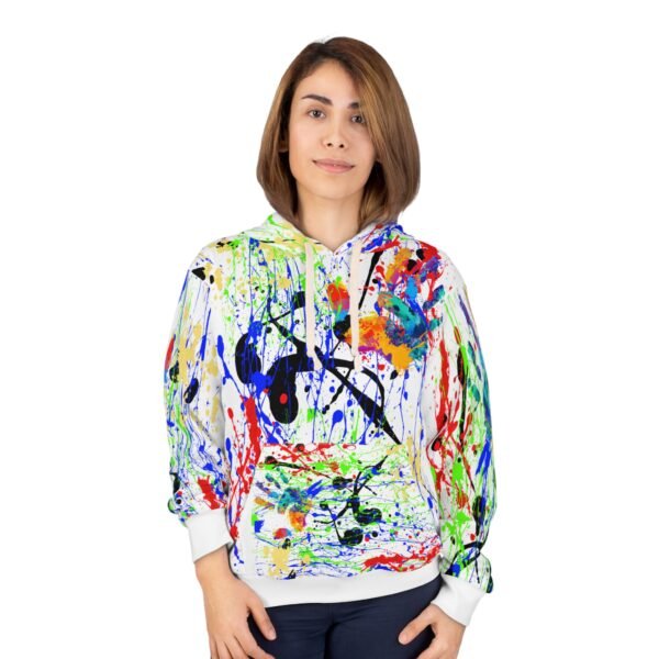 Splatter Unisex Pullover Hoodie - Image 3