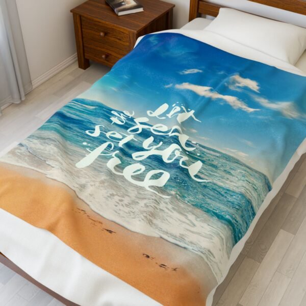 Lets Sea Velveteen Plush Blanket - Image 7