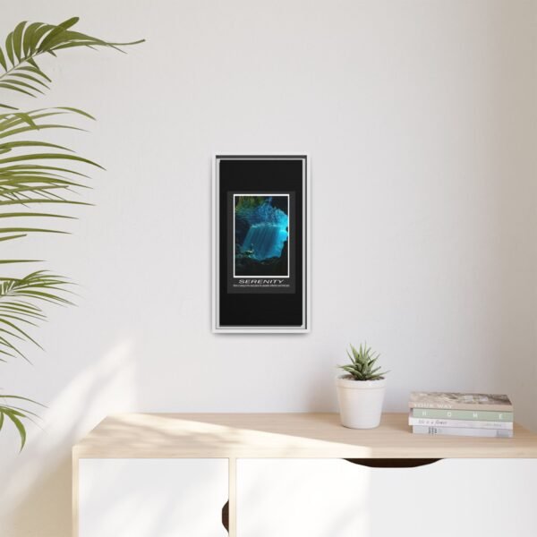 Framed Serenity Canvas Print - Inspiring Wall Art for Peaceful Reflection - Image 47
