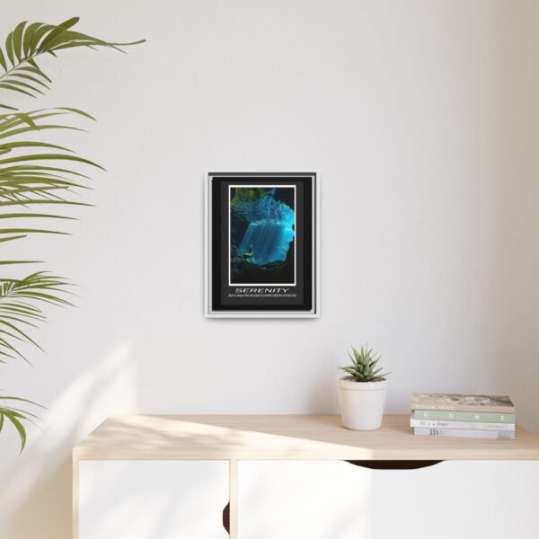 Framed Serenity Canvas Print - Inspiring Wall Art for Peaceful Reflection - Image 27