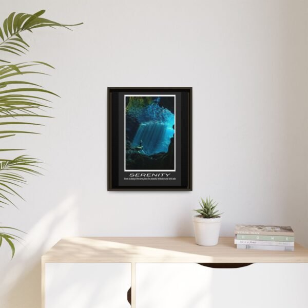 Framed Serenity Canvas Print - Inspiring Wall Art for Peaceful Reflection - Image 31