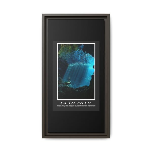 Framed Serenity Canvas Print - Inspiring Wall Art for Peaceful Reflection - Image 41