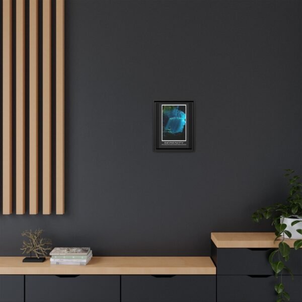 Framed Serenity Canvas Print - Inspiring Wall Art for Peaceful Reflection - Image 4