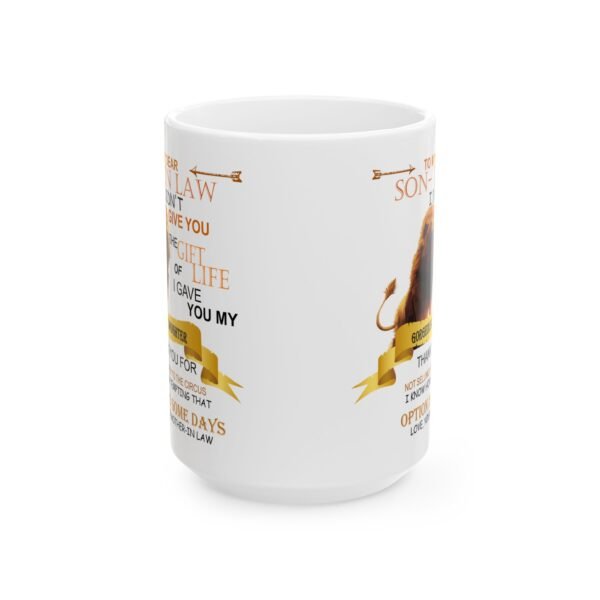 Inspirational Ceramic Mug for Son-in-Law - 11oz & 15oz - Image 5