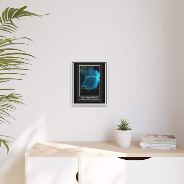 Framed Serenity Canvas Print - Inspiring Wall Art for Peaceful Reflection - Image 19