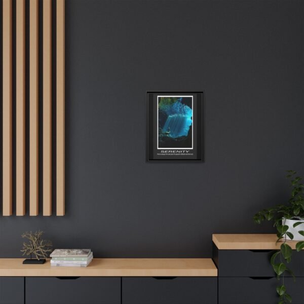 Framed Serenity Canvas Print - Inspiring Wall Art for Peaceful Reflection - Image 12